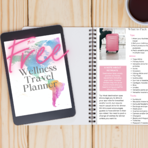 Free Wellness Travel Planner