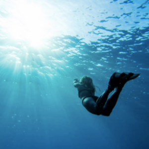 underwater breathing caribbean