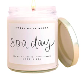 hygge spa day candle